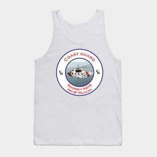 US Coastguard search and rescue Helicopter, Tank Top